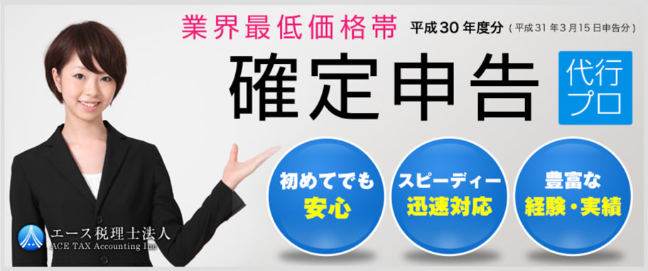 エース税理士法人の確定申告代行サービス